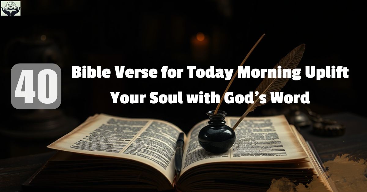 Bible Verse for Today Morning